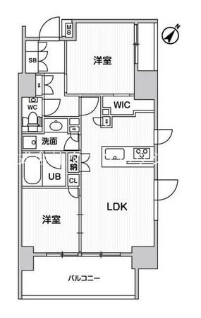 ディームス大井町の物件間取画像